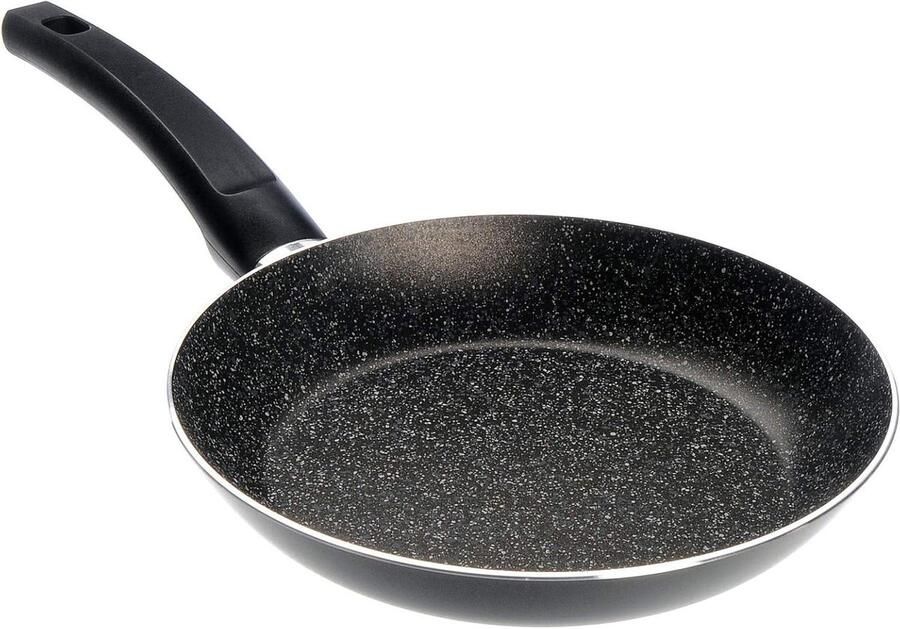 Koekenpan Aluminium Koekenpan Steen effect Gezond Bakken Artech Antiaanbaklaag 20 cm Zwart