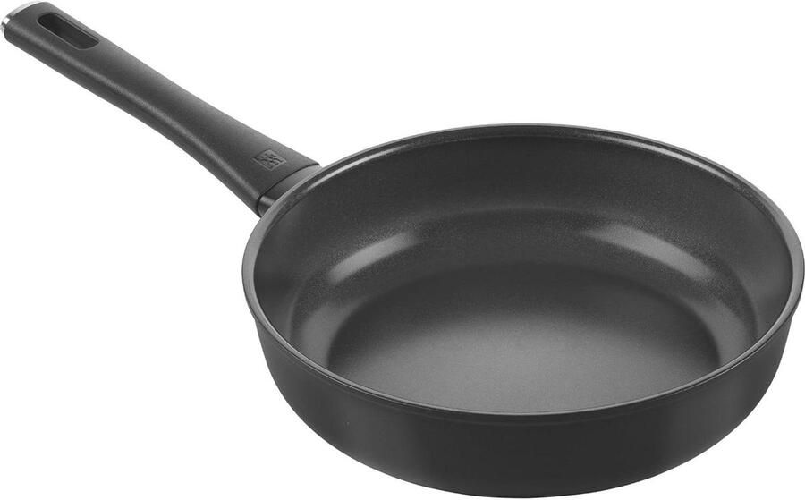 Koekenpan Aluminium Koekenpan Titanium Vetarm Bakken Titanium Keramische Coating 24 cm Zwart