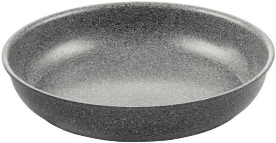 Koekenpan Aluminium Koekenpan Zonder Steel Ruimte Besparen Afneembare Handgreep 20 cm Grijs Zwart