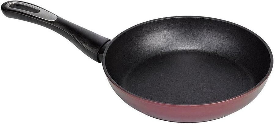 Koekenpan Aluminium Koekepan Antiaanbak Koken op Inductie PFOA-vrije Coating 30 cm Rood