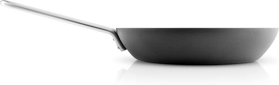 Koekenpan Aluminium Koekepan Braadpan Professioneel Koken Extreem Robuuste Coating ø28 cm Zwart