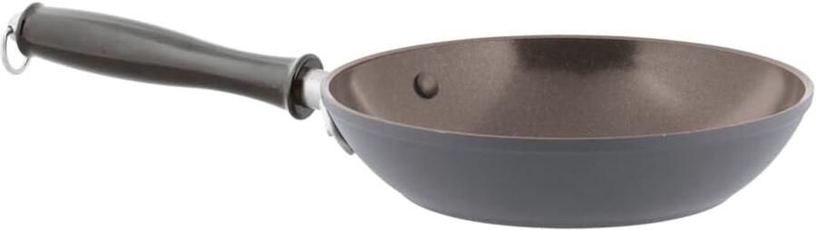 Koekenpan Aluminium Koken op Inductie Antiaanbaklaag 20 cm Grijs