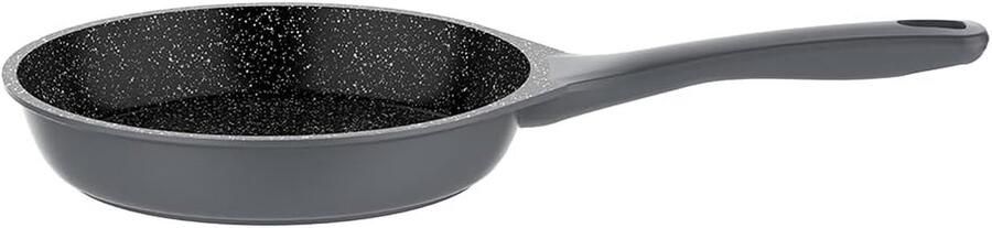 Koekenpan Aluminium Koken op Inductie Dubbele Antiaanbaklaag Ø28 cm 3L Zilver