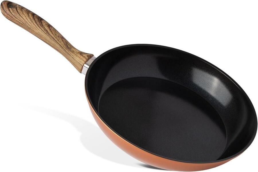 Koekenpan Anti-aanbak Inductie 20 cm Keukenpan met Houten Handvat