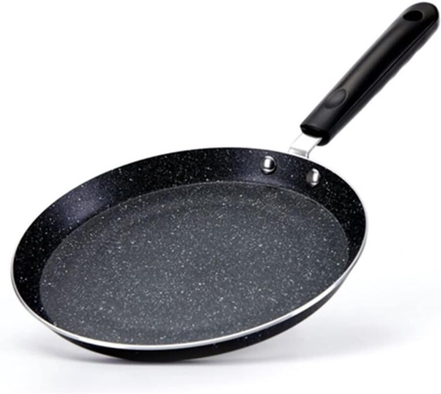 Koekenpan Antiaanbak Aluminium Kookgerei Snelle Maaltijden Inductie Geschikt Maten Zwart