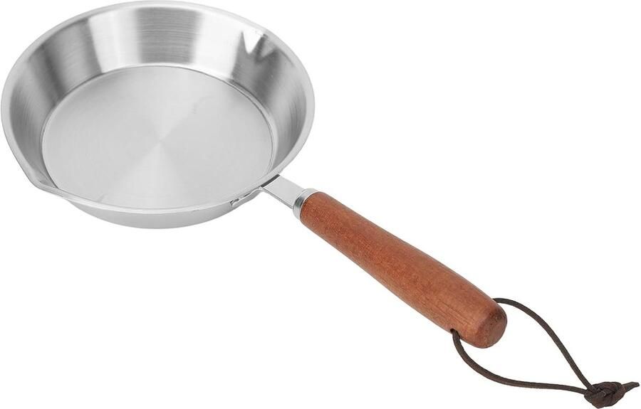 Koekenpan Antiaanbak Eierpan Braadpan Koken aanrecht Gelijkmatige verwarming 12 cm Zwart