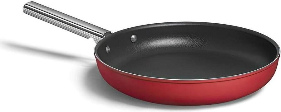 Koekenpan Antiaanbakpan Dagelijks Koken Gepatenteerde Bodem 26 cm Rood
