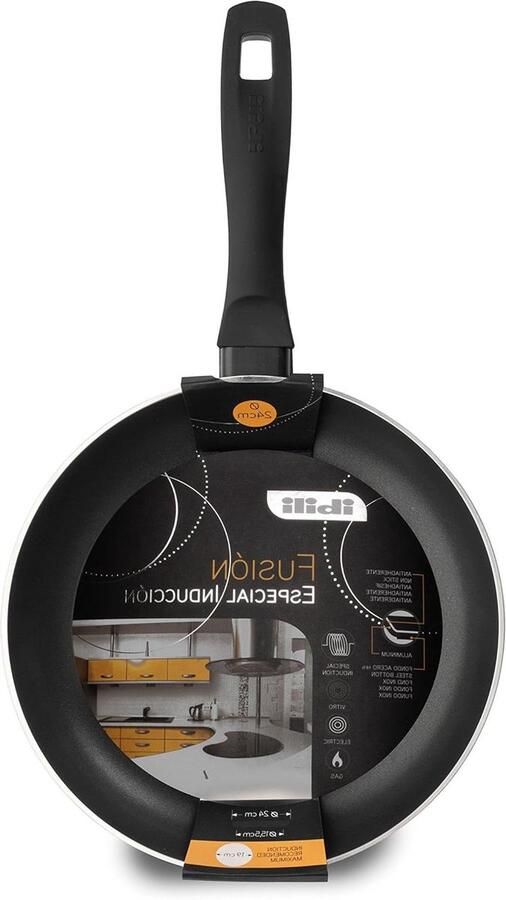 Koekenpan Lekker Koken Antiaanbaklaag 20 cm Zwart