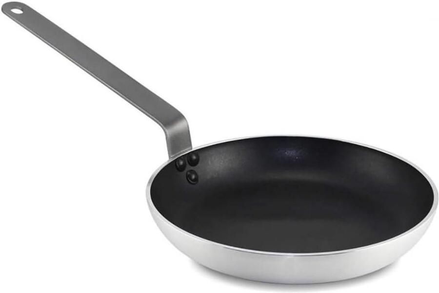 Koekenpan Antiaanbakpan Dagelijks Koken Snelle Gelijkmatige Warmte 36 cm Zilver