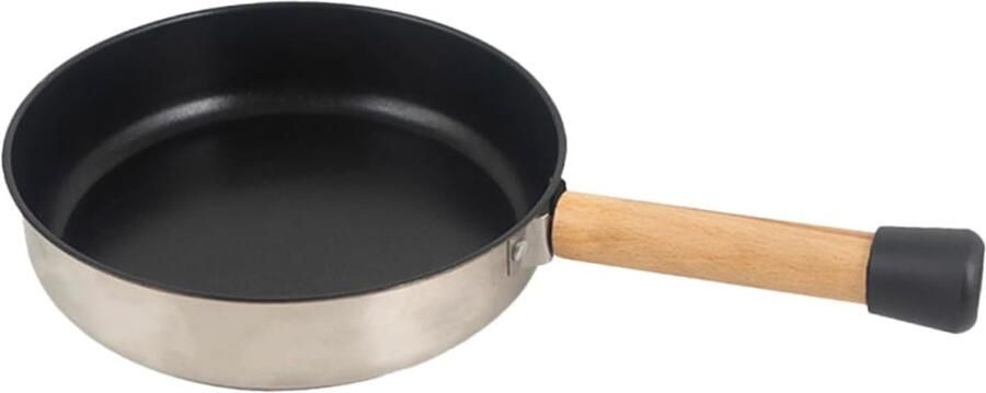 Koekenpan Antiaanbakpan Eieren Bakken Gelijkmatige Warmte 35.5 cm Zoals Getoond