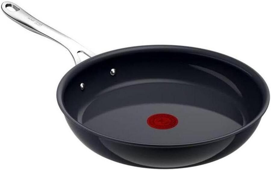 Koekenpan Antiaanbakpan Lekker Koken Thermosignaal Indicator 28 cm Zwart