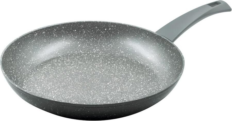 Koekenpan Antiaanbakpan Vetarm Koken Geschikt voor Inductie 32 cm Zwart