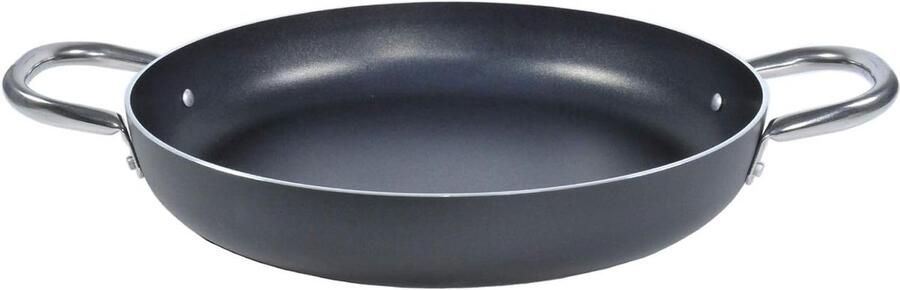 Koekenpan Bake pan Eten Bakken Gietaluminium 28 cm Zwart