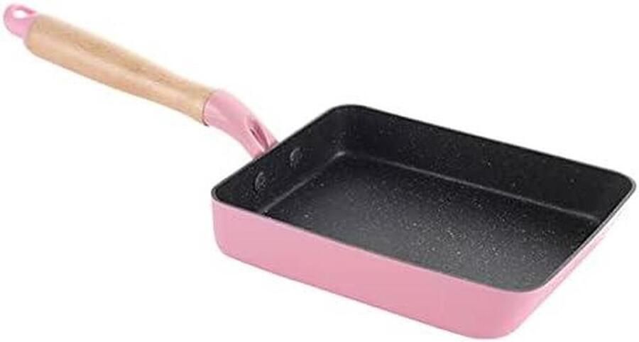 Koekenpan Bakken en braden Antiaanbaklaag 18 cm Roze