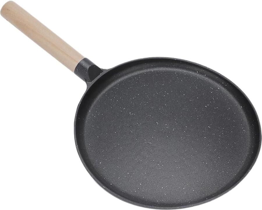 Koekenpan Bakkerspan Braadpan Koken en bakken Antiaanbaklaag 41x24cm Zwart