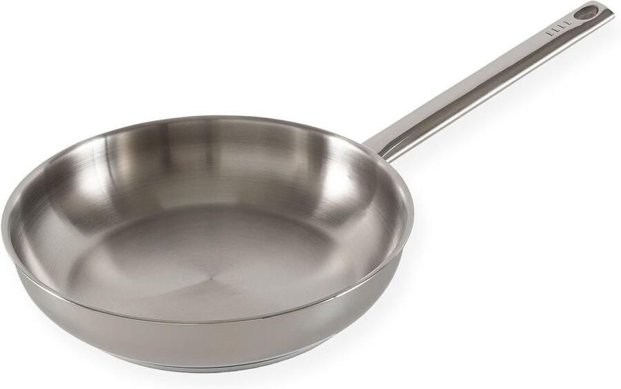 Koekenpan Bakpan Koken Braden PFAS Vrij Inductie 24 cm RVS