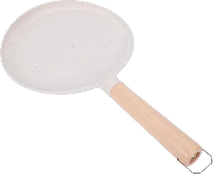 Koekenpan Bakplaat Pan Tortilla's Naan Pannenkoeken Antiaanbaklaag 24 x 41 cm Beige