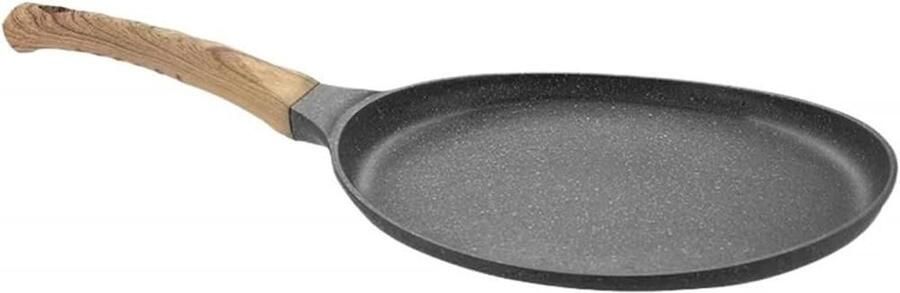Koekenpan Bakvorm Ontbijt Maken Gelijkmatige Warmte 28cm Zwart