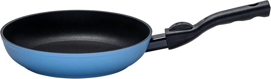 Koekenpan Bodem pan Eten Bereiden Afneembare handgreep 24 cm Blauw