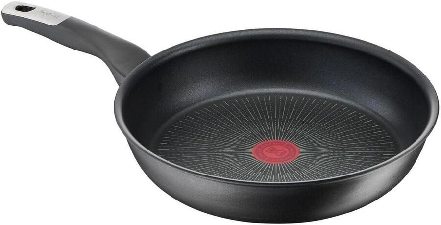 Koekenpan Bodemloze pan Eten Bereiden Antiaanbaklaag Ø 28 cm Zwart