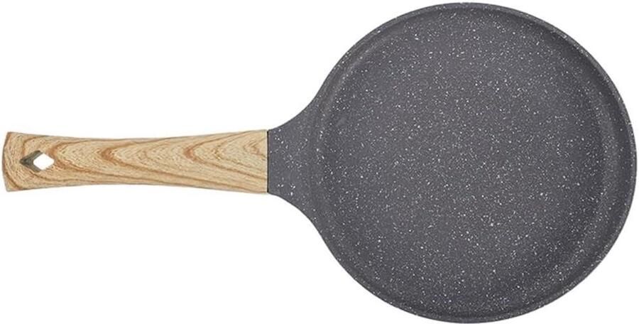 Koekenpan Braadpan Pannenkoekenpan Multifunctioneel Ontbijt Bereiden Maifanshi Antiaanbaklaag 28 cm Zwart