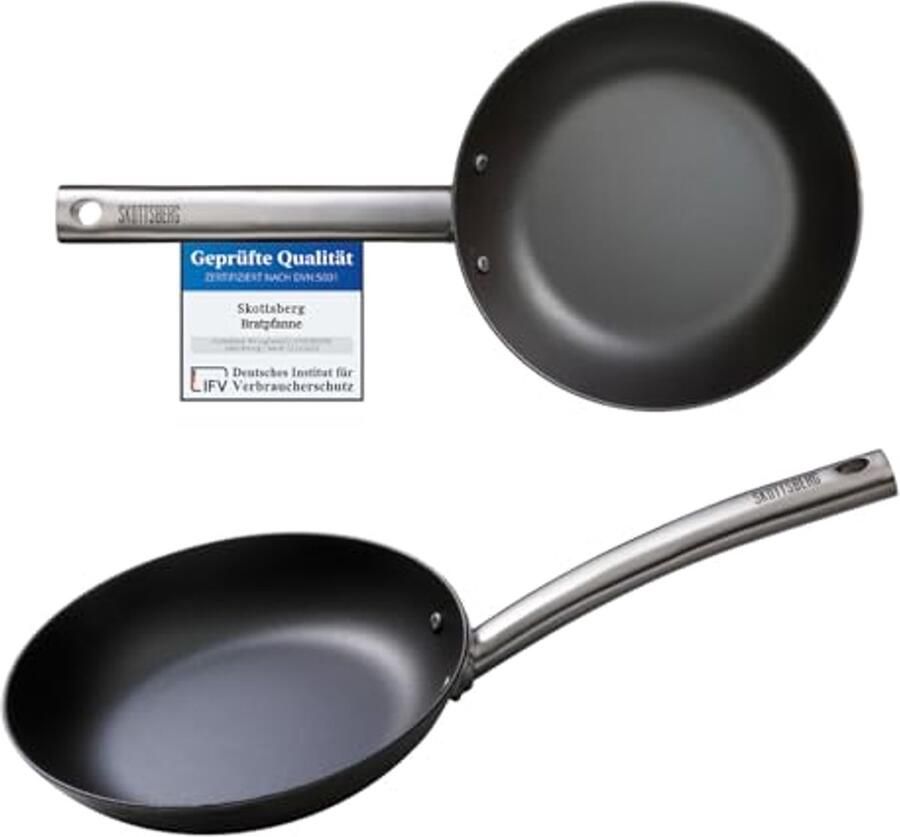 Koekenpan Carbon Staals 20 cm Duurzaam en Veelzijdig Keukengerei