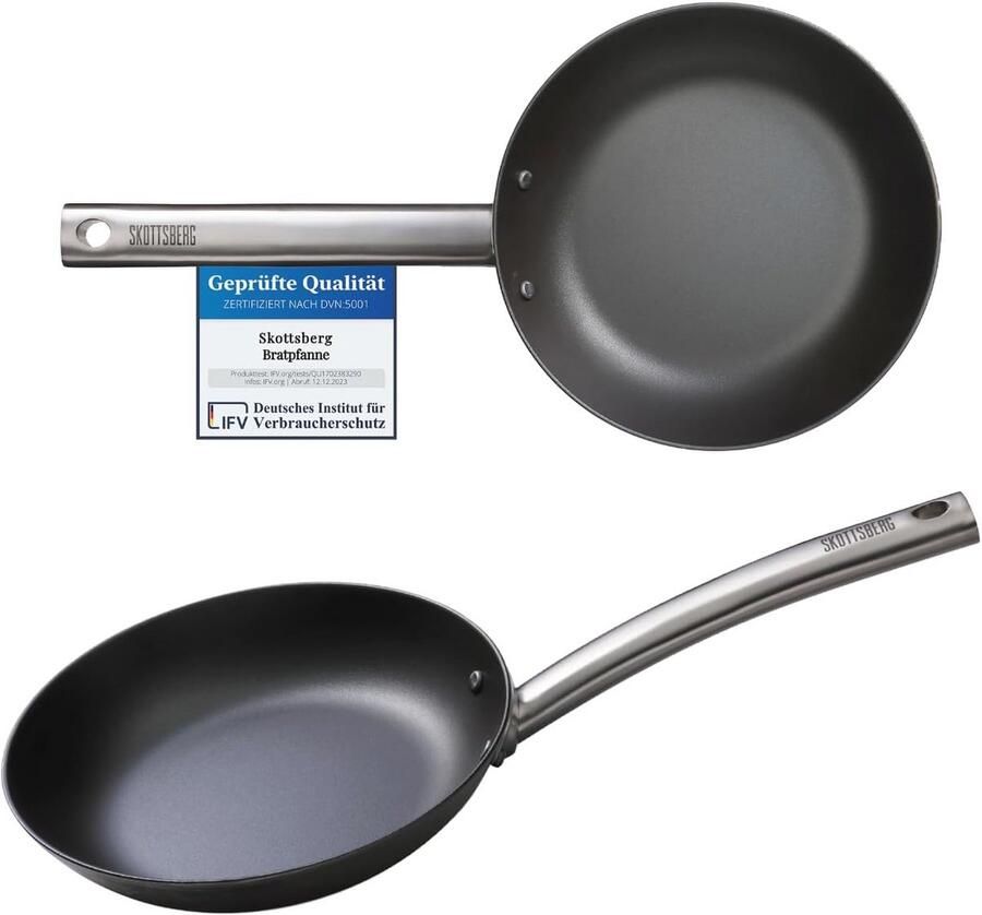 Koekenpan Carbon Staals 20 cm Duurzaam en Veelzijdig Keukengerei