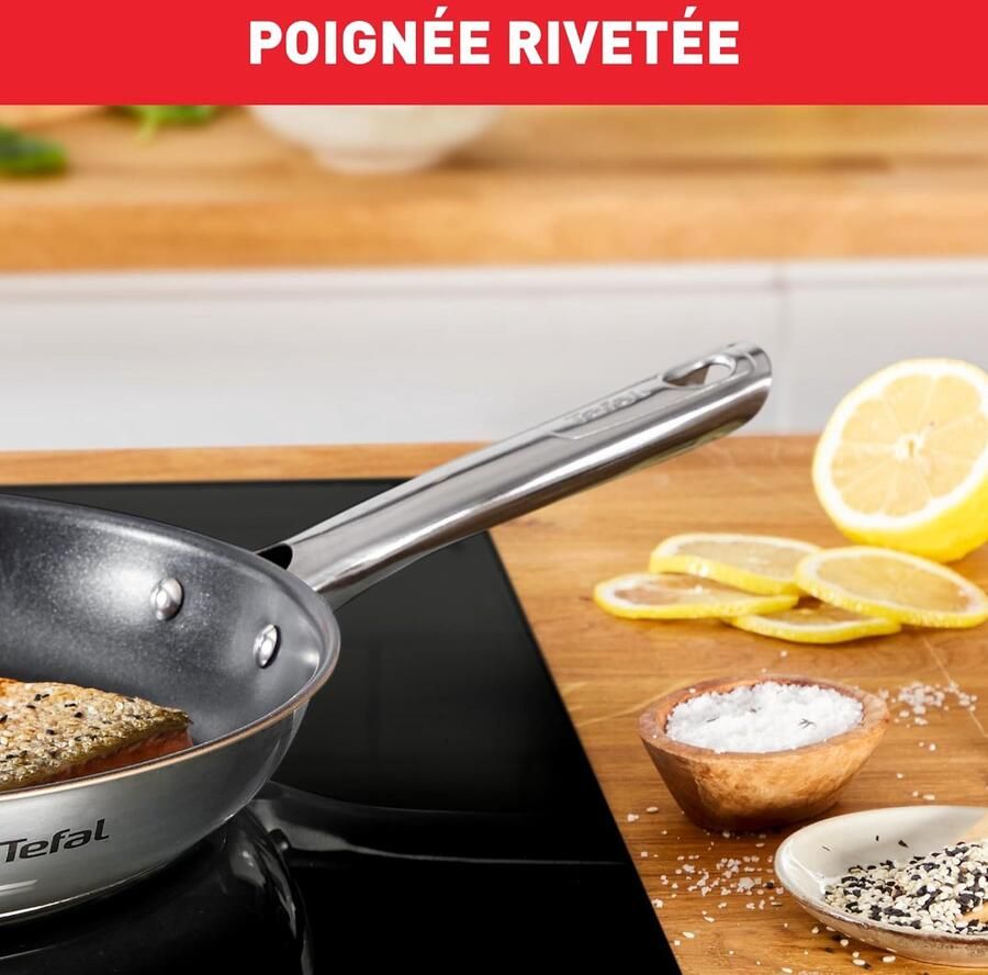Koekenpan Dagelijks Koken 10 Jaar Garantie 28 cm Roestvrij staal