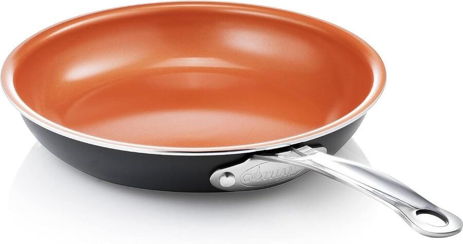 Koekenpan Dagelijks Koken Diamantversterkte Coating 24 cm Koper