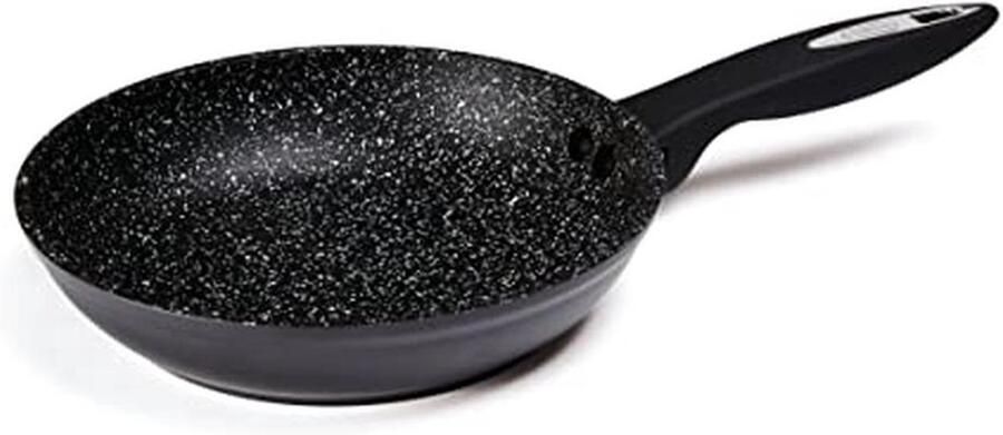 Koekenpan Dagelijks Koken Rockpearl Plus Antiaanbak 20cm Zwart