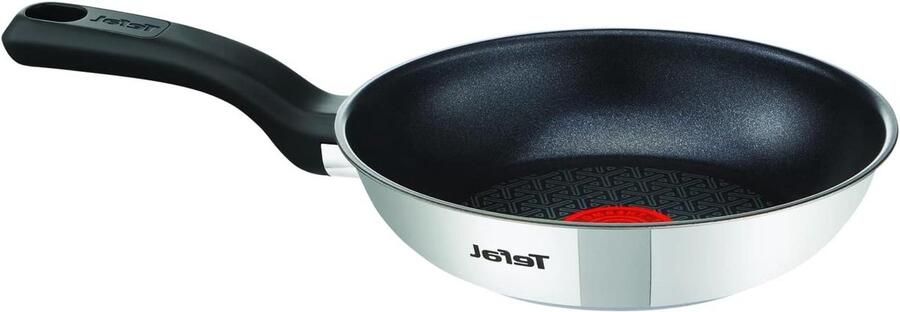 Koekenpan Dagelijks Koken Versterkt met titanium 20 cm Zilver