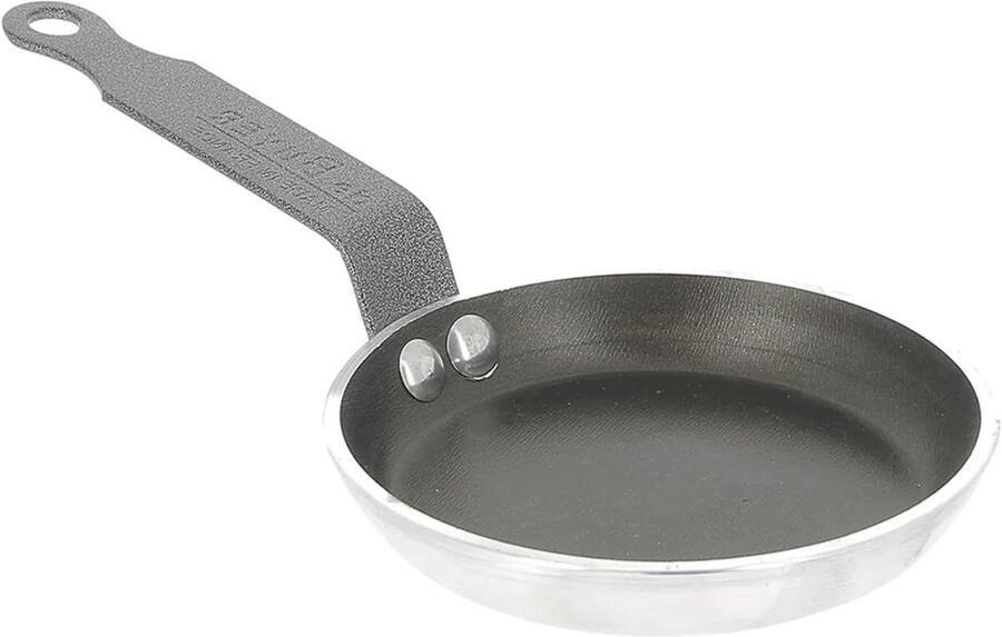 Aluminium Koekenpan Koekepan Aluminium Professioneel Koken Extra Dik Aluminium 12 cm Grijs