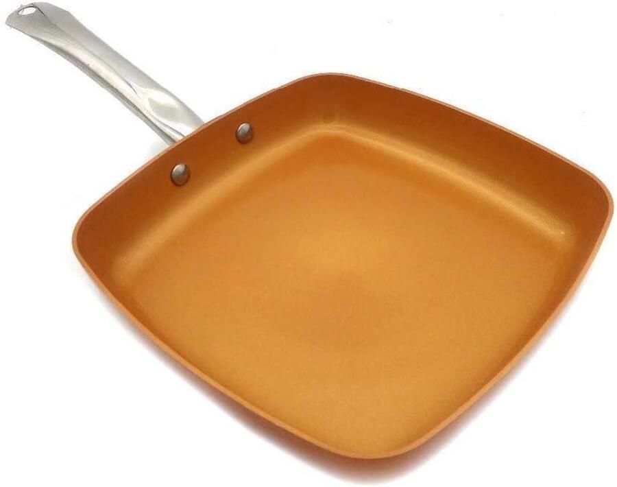 Koekenpan diep Maaltijden bereiden Non-stick coating 25 cm Zwart