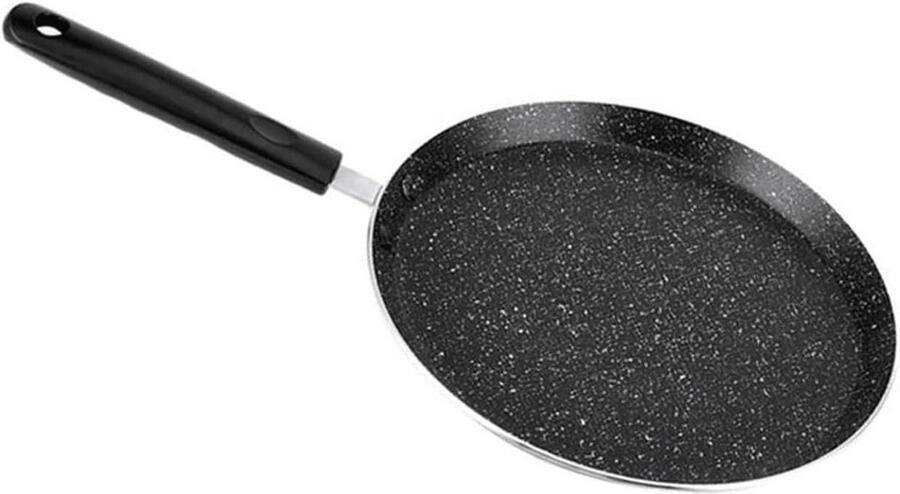 Koekenpan Ei Lekker Koken Gelijkmatige Warmte Middel Zwart