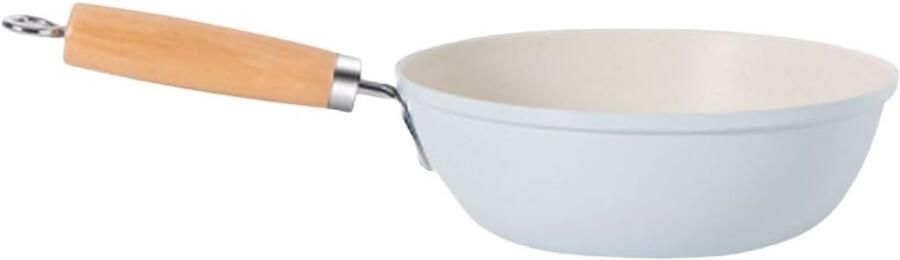 Koekenpan Frituurpan Koekenpan Koken in de Keuken Gelijkmatige Warmtegeleiding 20-26 cm Blauw