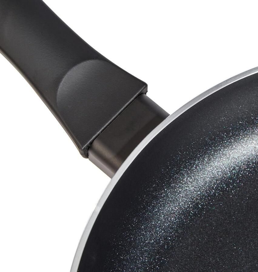 Koekenpan Fusion Koekenpan Aluminium Koken op Inductie Antiaanbaklaag 18 cm Zwart