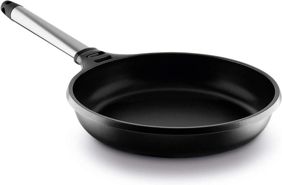 Koekenpan Gezond Koken Afneembare Handgreep 28 cm Roestvrij staal
