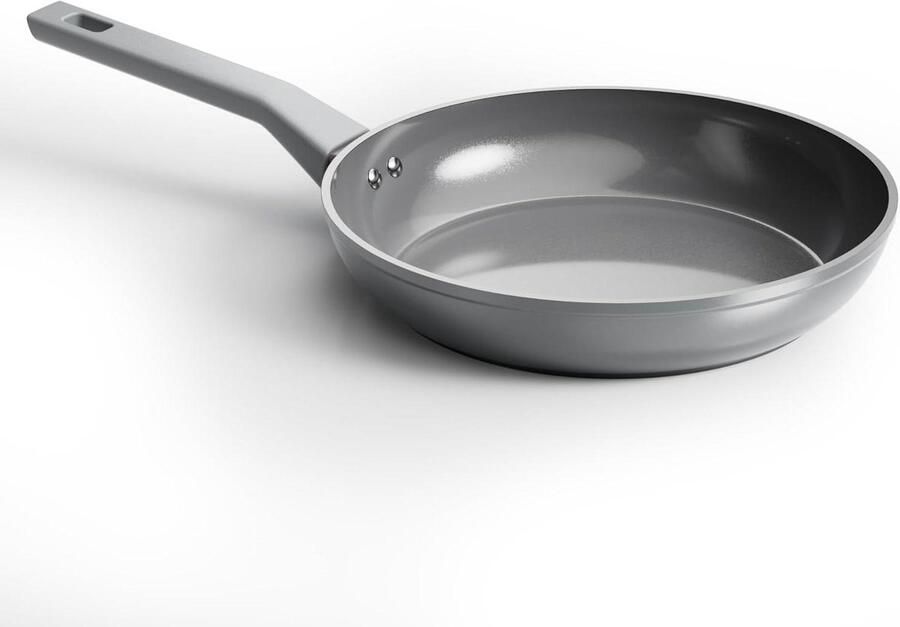 Koekenpan Gezond Koken Diamant Keramische Coating 25 cm Zwart
