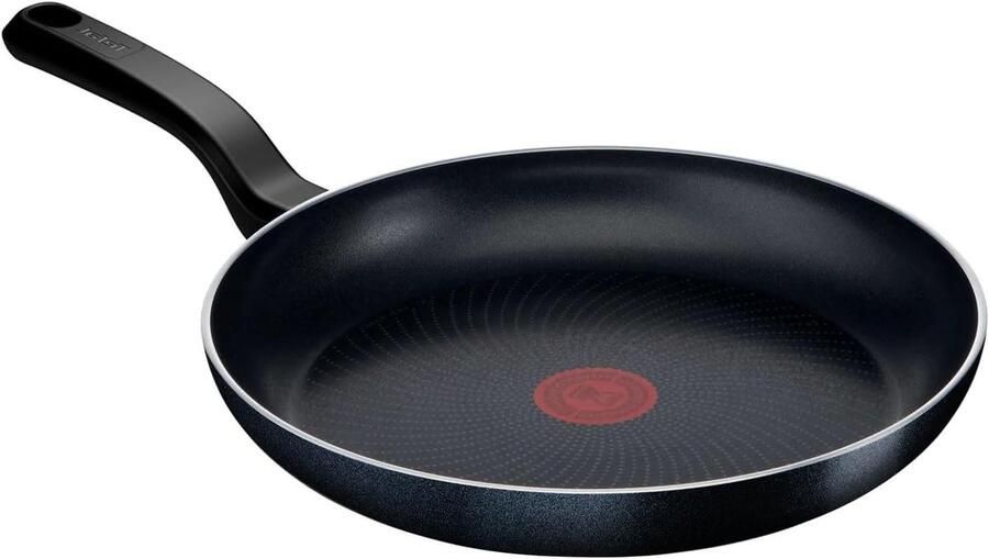 Koekenpan Gezond Koken Titanium Antiaanbaklaag 28 cm Zwart