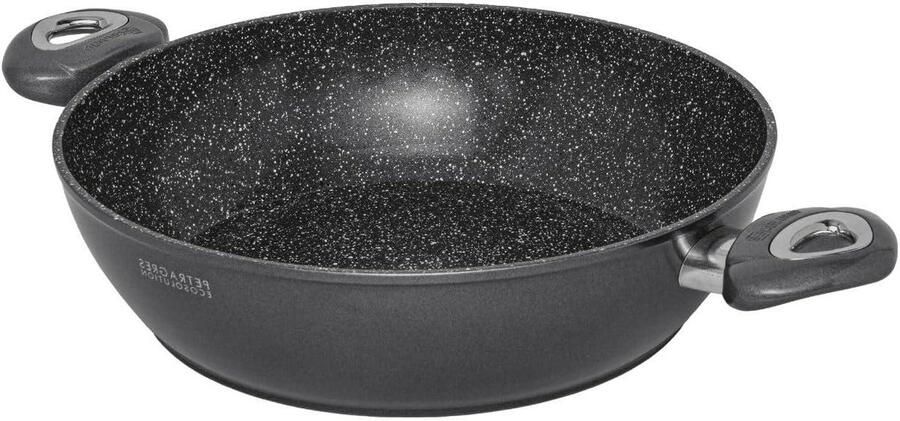 Koekenpan Gezond Koken Volledige Inductie Bodem 28 cm Zwart