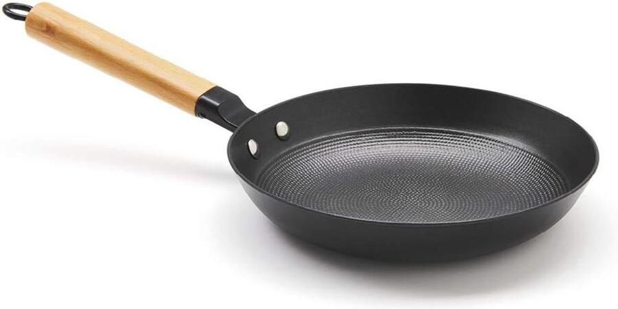 Koekenpan Gietijzer Antiaanbakpan Licht Koken Ultralicht Gietijzer 24 cm Zwart