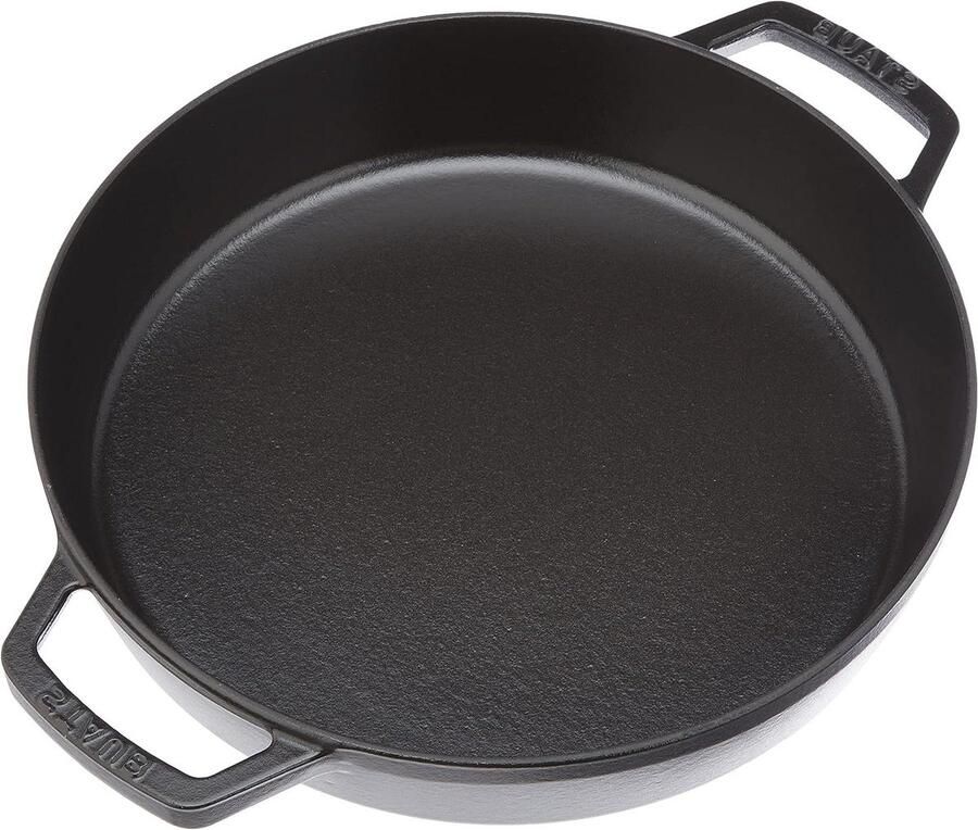 Koekenpan Braadpan Gelijkmatig Koken Slaat warmte op 26 cm Zwart