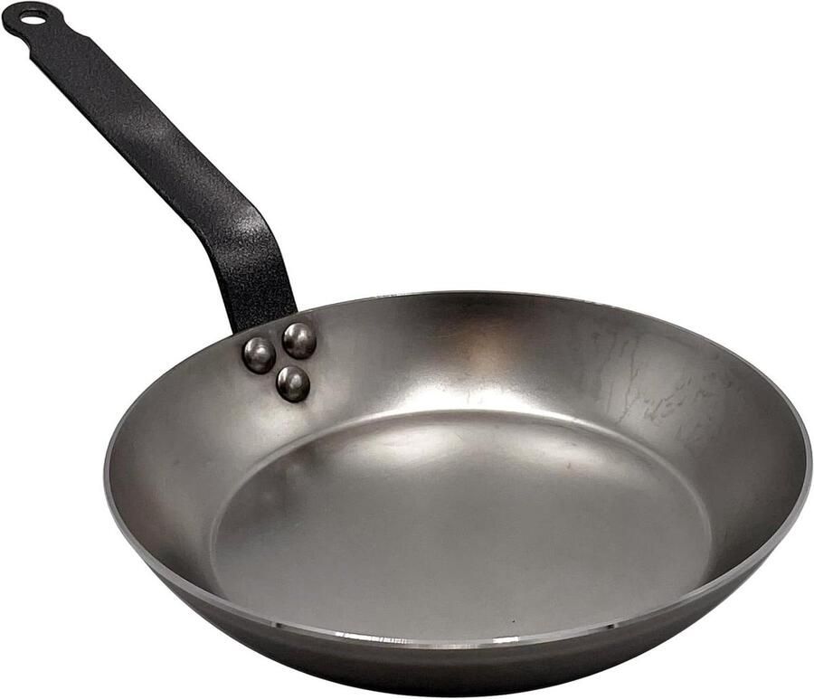 Koekenpan Gietijzeren pan Frituren Hoge Temperatuur 50 cm Zwart
