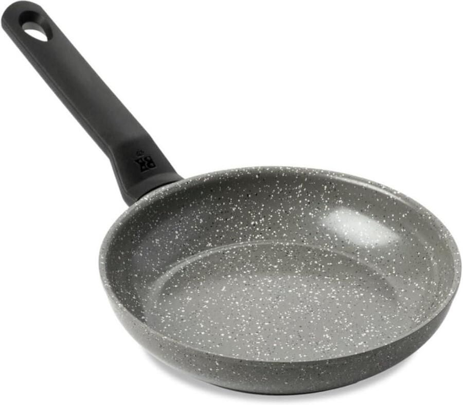 Koekenpan Graniet Gezond Bakken Keramische Antiaanbaklaag 24 cm Grijs