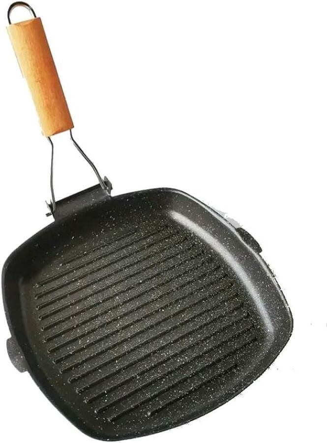 Koekenpan Grill Grillpan Koekenpan Binnen Koken Anti-aanbaklaag Niet gespecificeerd Zwart