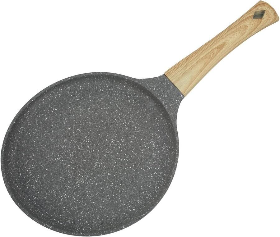 Koekenpan Grillpan Buiten Koken Antiaanbaklaag 28cm Zwart