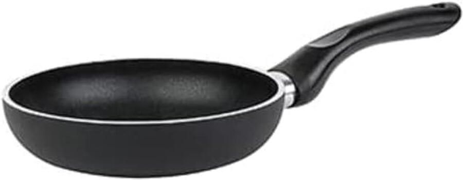 Koekenpan Grillpan Kleine porties Antiaanbaklaag 16 cm Zwart