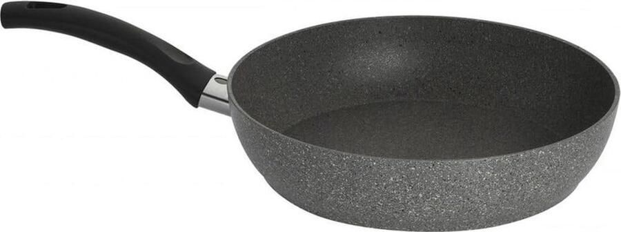 Koekenpan Hapjespan Diep Koken en Bakken Graniet Coating 24 cm Graniet