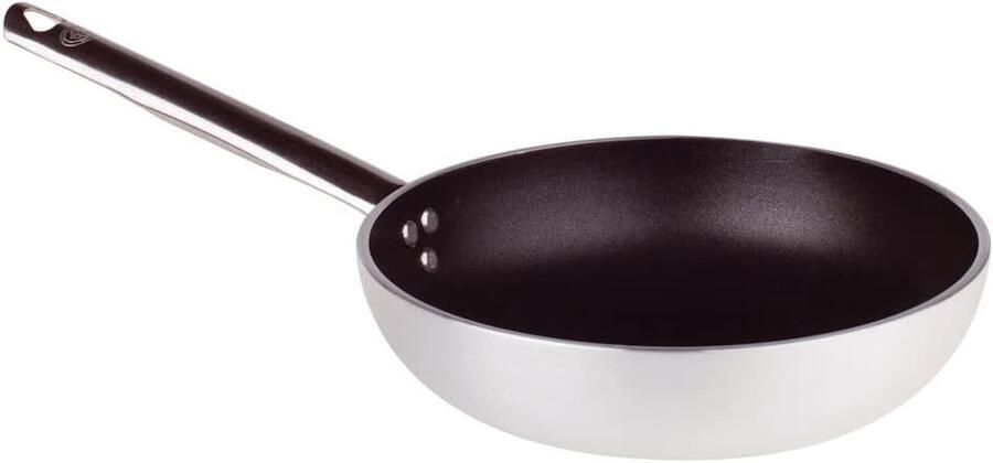 Koekenpan Hoge pan Snel Garen Pure Aluminium 36 cm Zilver
