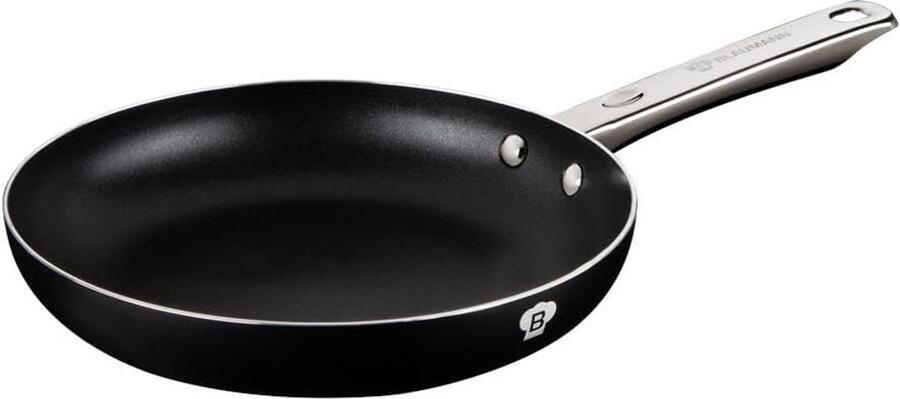 Koekenpan Inductie 28 cm Aluminium Zwart met RVS Handvat